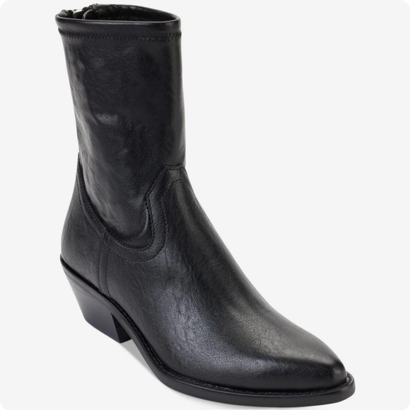 NWT DKNY Black Ankle Boots size 6.5 - Picture 1 of 3